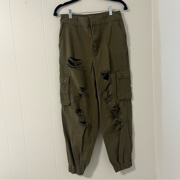 Forever 21 Pants - Forever 21 distressed cargo pants